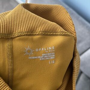 Aerie Golden Yellow Leggings